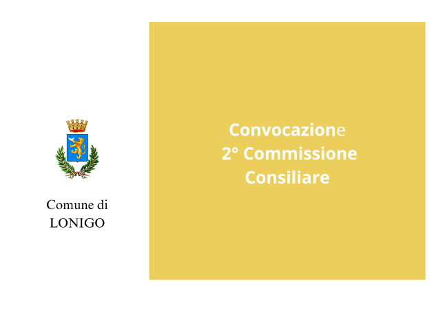 Convocazione riunione Seconda Commissione Consiliare Permanente