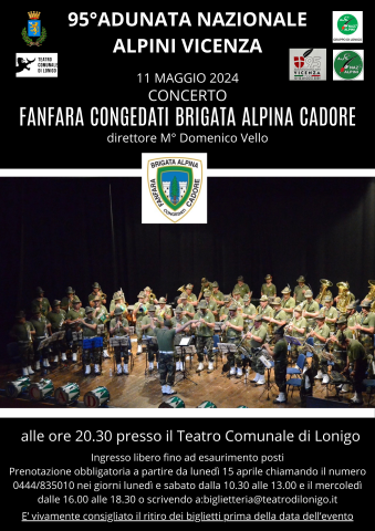 Concerto FANFARA CONGEDATI BRIGATA ALPINA CADORE